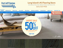 Tablet Screenshot of longislandcarpetandfloor.com